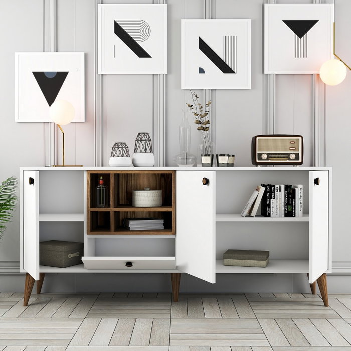 Hanah Home Napoli - Consola Blanca Hanah Home Napoli - Consola Blanca